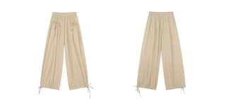 lace-up trousers