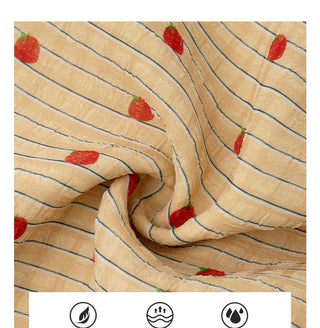strawberry slip dress