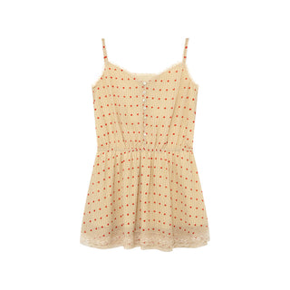 strawberry slip dress