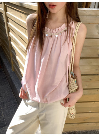 shell lace Top