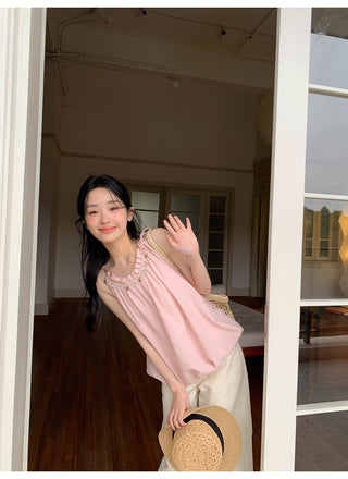 shell lace Top