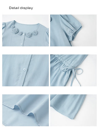 flower sleeve dress 01