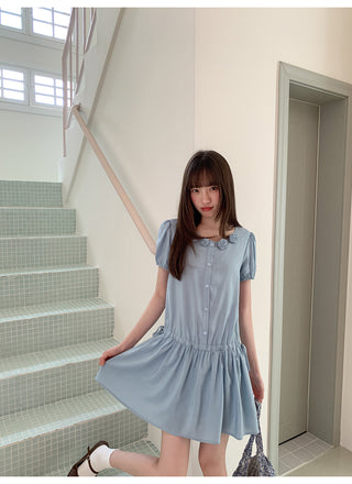 flower sleeve dress 01