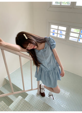 flower sleeve dress 01