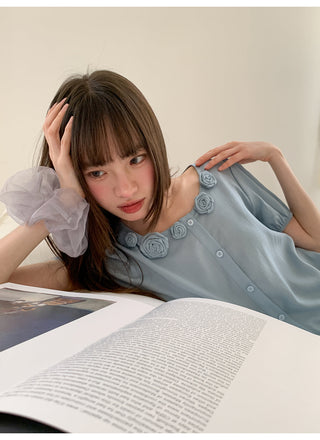 flower sleeve dress 01