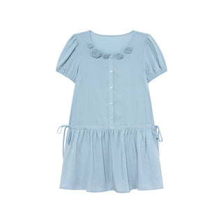 flower sleeve dress 01