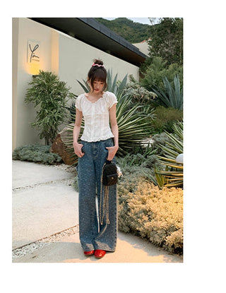 lace waist shirt