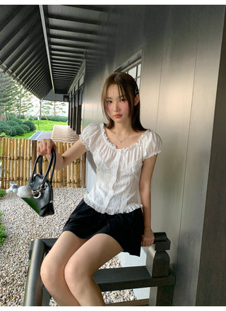 lace waist shirt