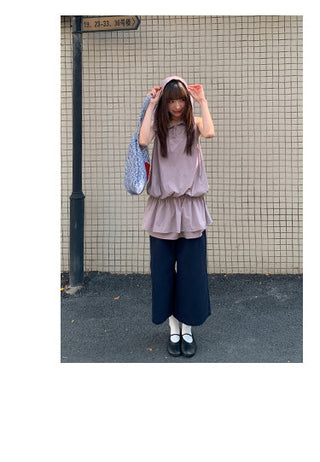 hooded tooling dress