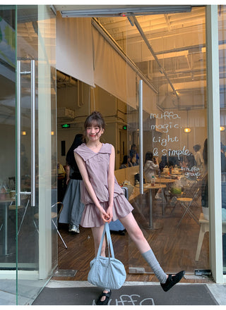 hooded tooling dress