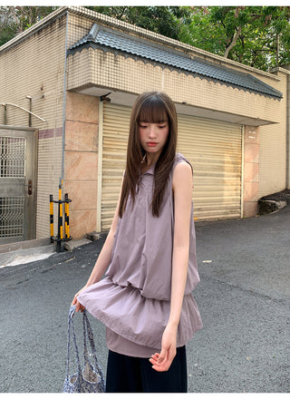 hooded tooling dress