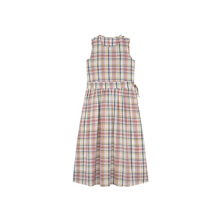plaid lace dress