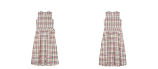 plaid lace dress