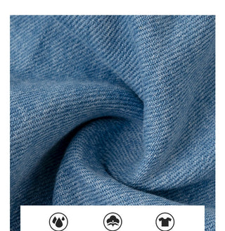 denim a-line skirt