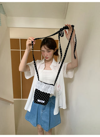 denim a-line skirt