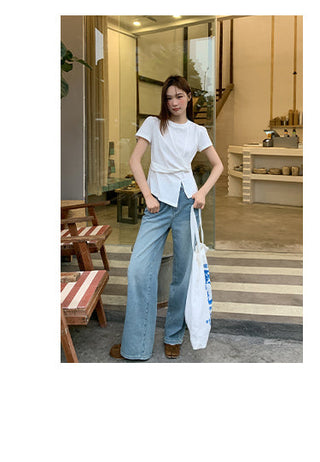high waist jeans