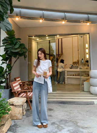 high waist jeans