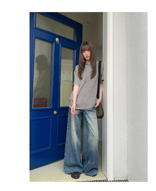 antique wide jeans