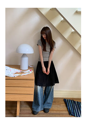 antique wide jeans