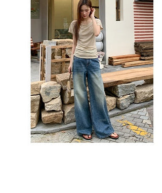 antique wide jeans