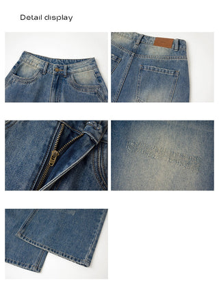 antique wide jeans