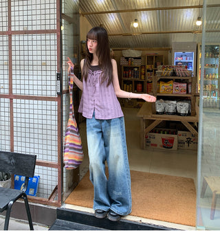 antique wide jeans