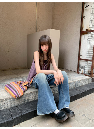 antique wide jeans
