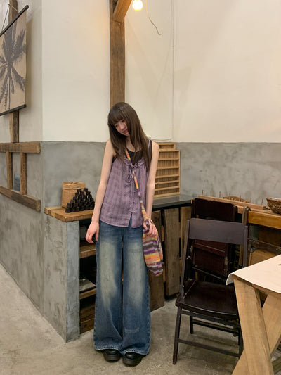 antique wide jeans