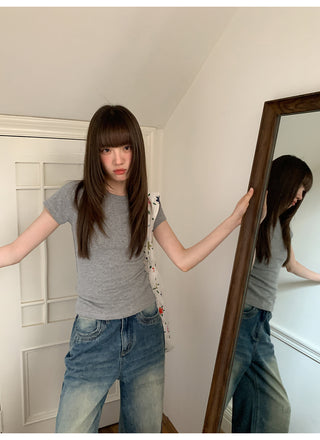 antique wide jeans
