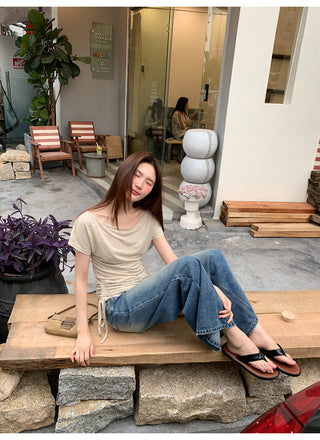 antique wide jeans