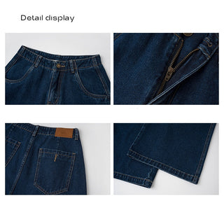 dark cropped jeans