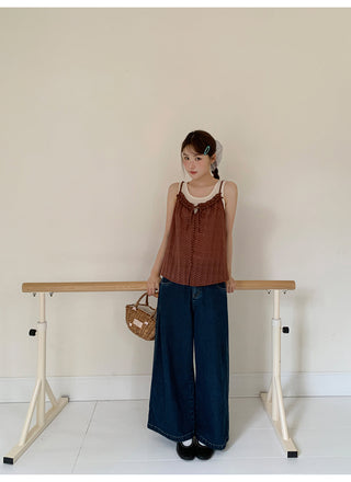 dark cropped jeans