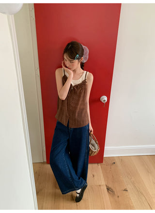 dark cropped jeans
