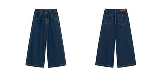dark cropped jeans