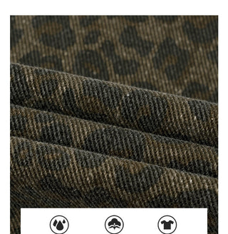 leopard print jeans