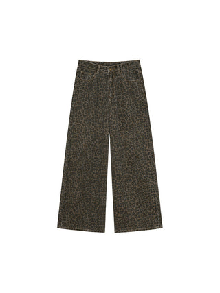 leopard print jeans