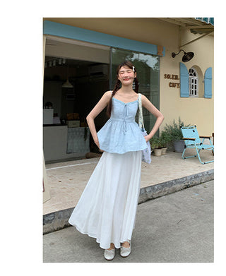 sling skirt suit
