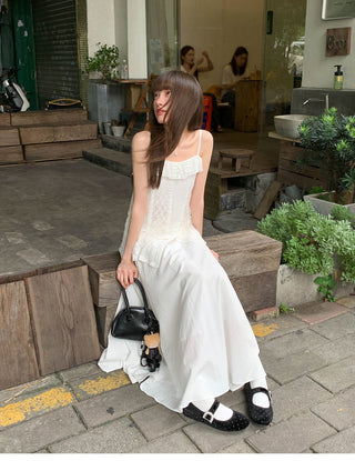 sling skirt suit