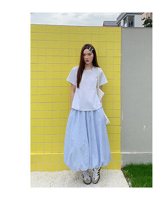 embroidered neck Top