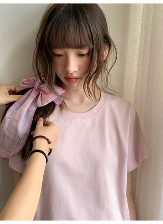 embroidered neck Top