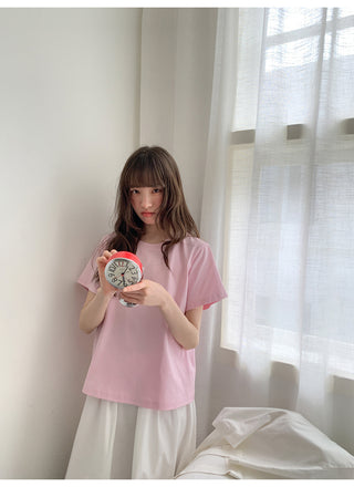 embroidered neck Top