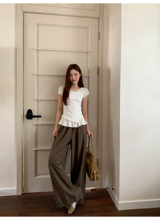 ruffle french Top