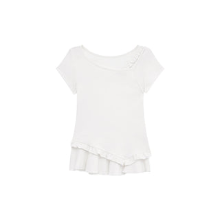 ruffle french Top