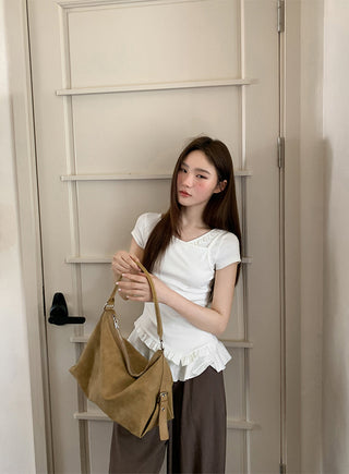 ruffle french Top
