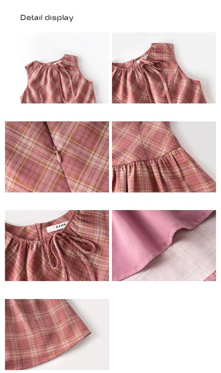 plaid Top dress