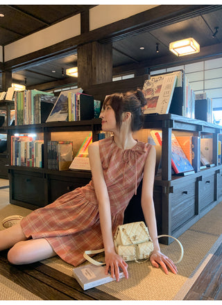 plaid Top dress