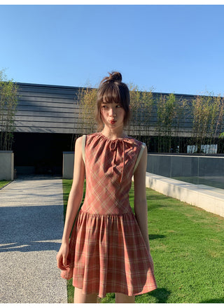 plaid Top dress