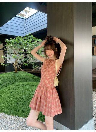 plaid Top dress