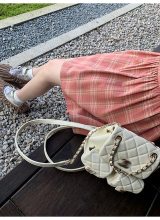 plaid Top dress