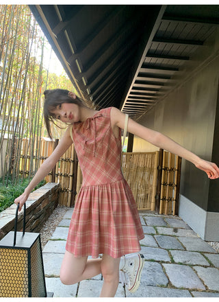 plaid Top dress